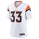 Zennovawear Javonte Williams 33 Denver Broncos Game Men Jersey - White