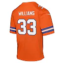 Zennovawear Javonte Williams 33 Denver Broncos Mile High Collection 1977 Throwback Game YOUTH Jersey - Orange
