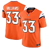 Zennovawear Javonte Williams 33 Denver Broncos Vapor F.U.S.E. Limited Men Jersey - Orange