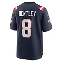 Zennovawear Ja'Whaun Bentley 8 New England Patriots Men Game Jersey - Navy