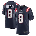 Zennovawear Ja'Whaun Bentley 8 New England Patriots Men Game Jersey - Navy