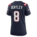 Zennovawear Ja'Whaun Bentley 8 New England Patriots Women Game Jersey - Navy