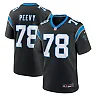 Zennovawear Jayden Peevy 78 Carolina Panthers Team Game Men Jersey - Black