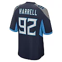 Zennovawear Jaylen Harrell 92 Tennessee Titans Game Men Jersey - Navy