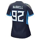 Zennovawear Jaylen Harrell 92 Tennessee Titans Women's Game Jersey - Navy