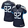 Zennovawear Jaylen Harrell 92 Tennessee Titans Women's Game Jersey - Navy