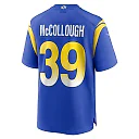 Zennovawear Jaylen McCollough 39 Los Angeles Rams Game Men Jersey - Royal
