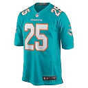 Zennovawear Jaylen Wright 25 Miami Dolphins Game Men Jersey - Aqua