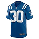 Zennovawear Jaylin Simpson 30 Indianapolis Colts Game Men Jersey - Royal
