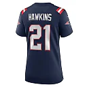 Zennovawear Jaylinn Hawkins 21 New England Patriots Women's Team Game Jersey - Navy