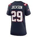 Zennovawear JC Jackson 29 New England Patriots Game Women Jersey - Navy