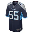Zennovawear JC Latham 55 Tennessee Titans Team Game Men Jersey - Navy