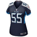 Zennovawear JC Latham 55 Tennessee Titans Women's Team Game Jersey - Navy