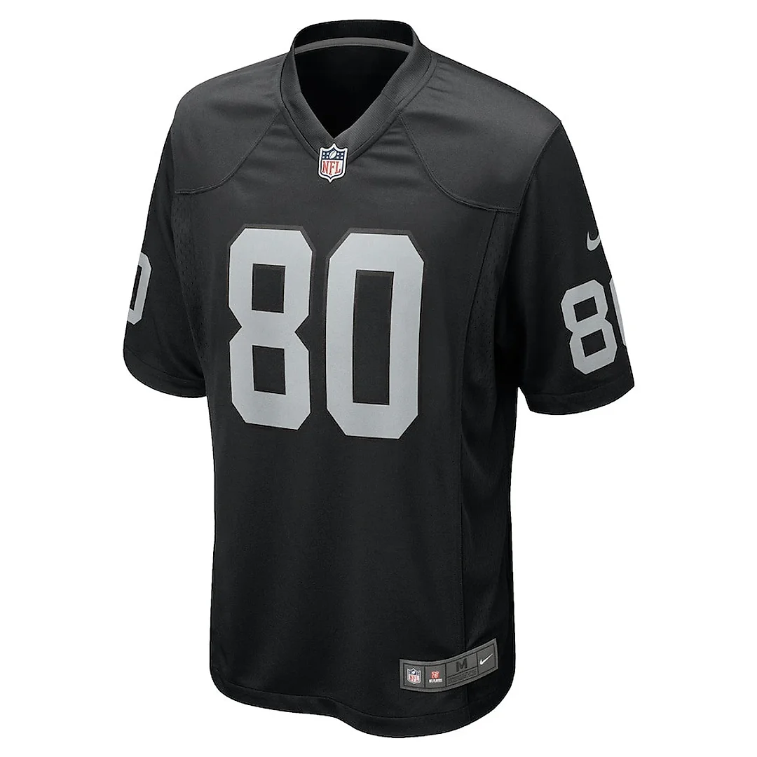 Zennovawear Jeff Foreman 80 Las Vegas Raiders Team Game Men Jersey - Black