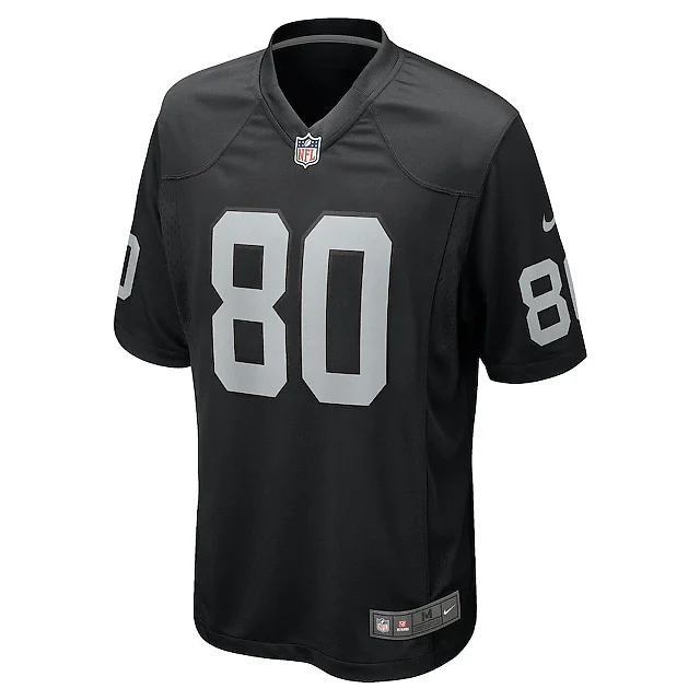 Zennovawear Jeff Foreman 80 Las Vegas Raiders Team Game Men Jersey - Black