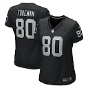 Zennovawear Jeff Foreman 80 Las Vegas Raiders Women's Game Jersey - Black