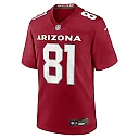 Zennovawear Jeff Smith II 81 Arizona Cardinals Team Game Men Jersey - Cardinal