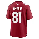 Zennovawear Jeff Smith II 81 Arizona Cardinals Team Game Men Jersey - Cardinal