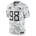 Zennovawear Jeffery Simmons 98 Tennessee Titans 2024 Salute to Service Limited Men Jersey - Arctic Camo