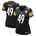 Zennovawear Jeremiah Moon 49 Pittsburgh Steelers Women's Game Jersey - Black