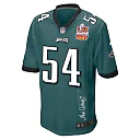 Zennovawear Jeremiah Trotter Jr. 54 Philadelphia Eagles Super Bowl LIX Champions Patch 'New Orleans - Where Legends Are Made' EMBROIDERED Game Men...