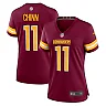 Zennovawear Jeremy Chinn 11 Washington Commanders Women's Game Jersey - Burgundy