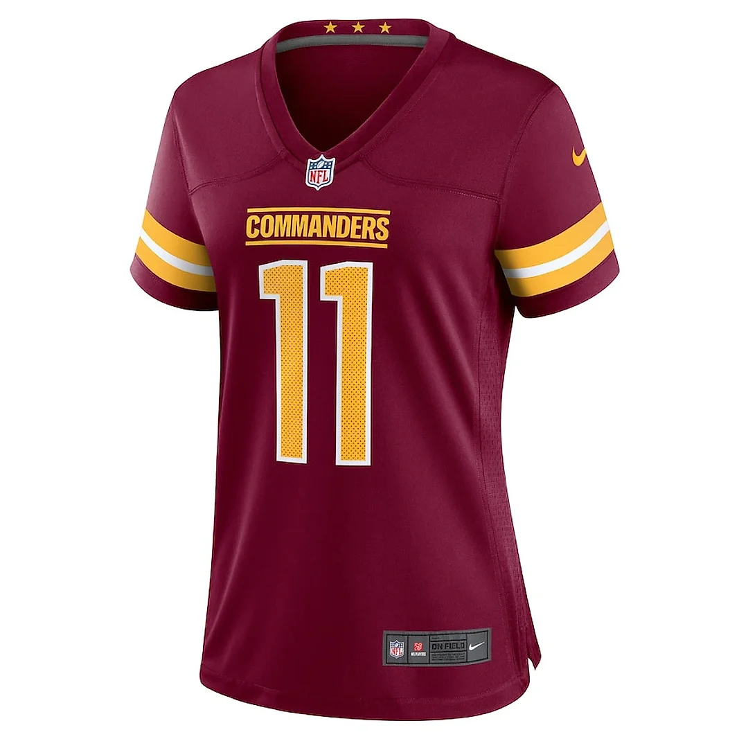 Zennovawear Jeremy Chinn 11 Washington Commanders Women's Game Jersey - Burgundy