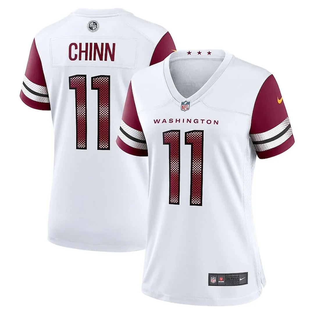 Zennovawear Jeremy Chinn 11 Washington Commanders Women's Game Jersey - White