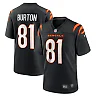 Zennovawear Jermaine Burton 81 Cincinnati Bengals Game Men Jersey - Black