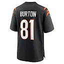 Zennovawear Jermaine Burton 81 Cincinnati Bengals Game Men Jersey - Black