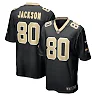 Zennovawear Jermaine Jackson 80 New Orleans Saints Game Men Jersey - Black