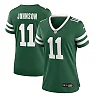 Zennovawear Jermaine Johnson 11 New York Jets Women's Team Game Jersey - Legacy Green