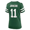 Zennovawear Jermaine Johnson 11 New York Jets Women's Team Game Jersey - Legacy Green