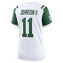 Zennovawear Jermaine Johnson II 11 New York Jets Women's Classic Alternate Game Jersey - White