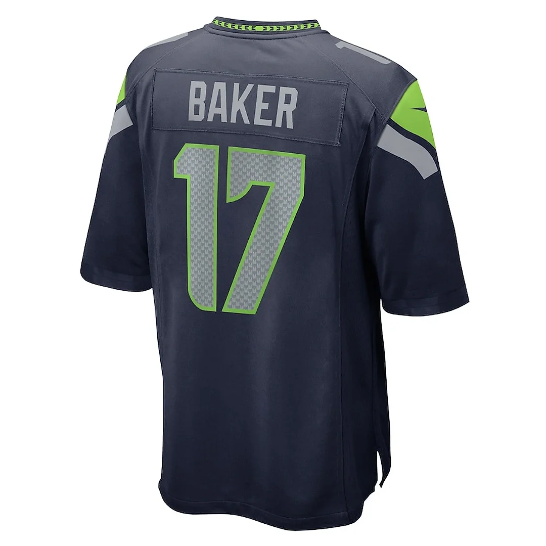 Zennovawear Jerome Baker 17 Seattle Seahawks Game Men Jersey - College Navy