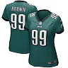 Zennovawear Jerome Brown 99 Philadelphia Eagles Women Game Retired Jersey - Midnight Green