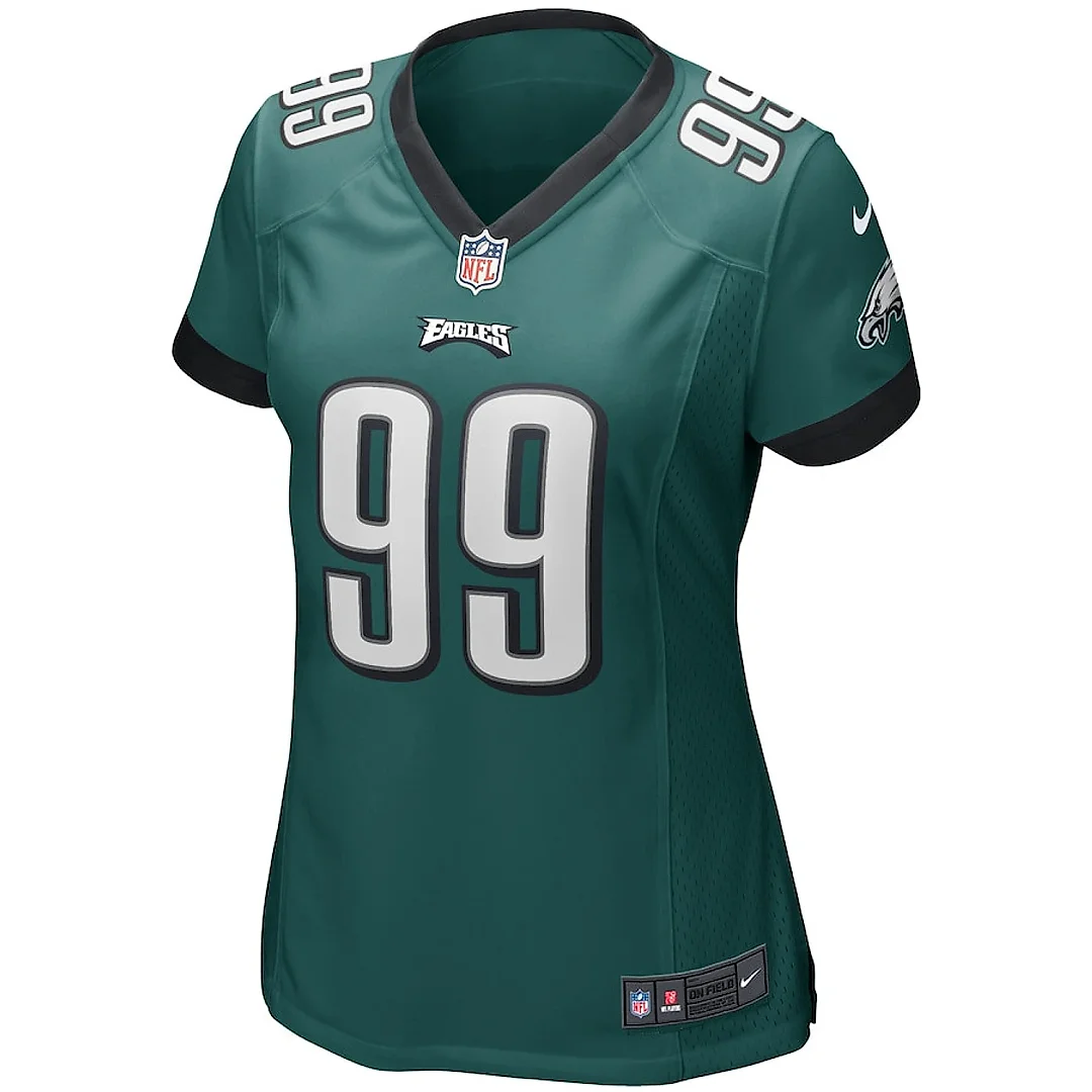 Zennovawear Jerome Brown 99 Philadelphia Eagles Women Game Retired Jersey - Midnight Green