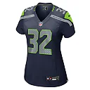 Zennovawear Jerrick Reed II 32 Seattle Seahawks Women's Team Game Jersey - College Navy