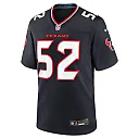 Zennovawear Jerry Hughes 52 Houston Texans Team Game Men Jersey - Navy