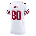 Zennovawear Jerry Rice 80 San Francisco 49ers Women Retired Game Jersey - White