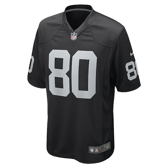 Zennovawear Jesper Horsted 80 Las Vegas Raiders Team Game Men Jersey - Black