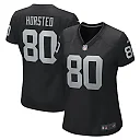 Zennovawear Jesper Horsted 80 Las Vegas Raiders Women's Team Game Jersey - Black