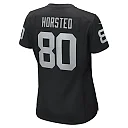 Zennovawear Jesper Horsted 80 Las Vegas Raiders Women's Team Game Jersey - Black