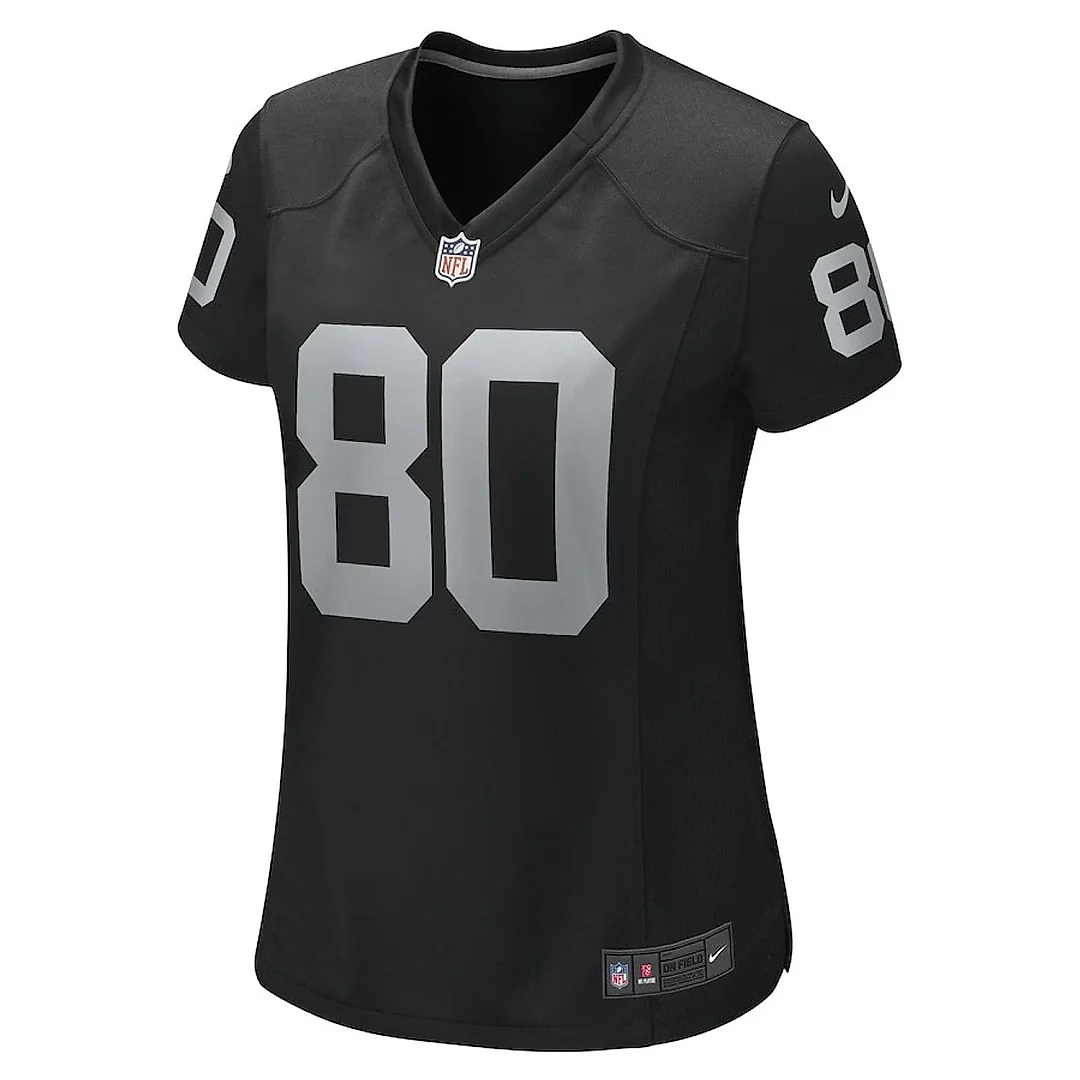 Zennovawear Jesper Horsted 80 Las Vegas Raiders Women's Team Game Jersey - Black