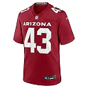 Zennovawear Jesse Luketa 43 Arizona Cardinals Team Game Men Jersey - Cardinal
