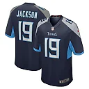 Zennovawear Jha'Quan Jackson 19 Tennessee Titans Game Men Jersey - Navy