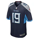 Zennovawear Jha'Quan Jackson 19 Tennessee Titans Game Men Jersey - Navy