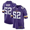 Zennovawear Jihad Ward 52 Minnesota Vikings Team Game Men Jersey - Purple