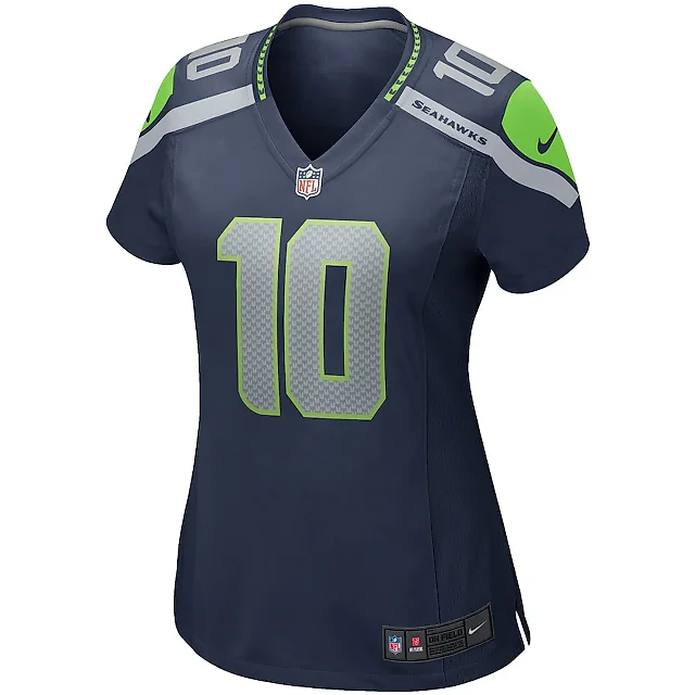 Zennovawear Jim Zorn 10 Seattle Seahawks Women Game Retired Jersey - College Navy