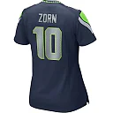 Zennovawear Jim Zorn 10 Seattle Seahawks Women Game Retired Jersey - College Navy